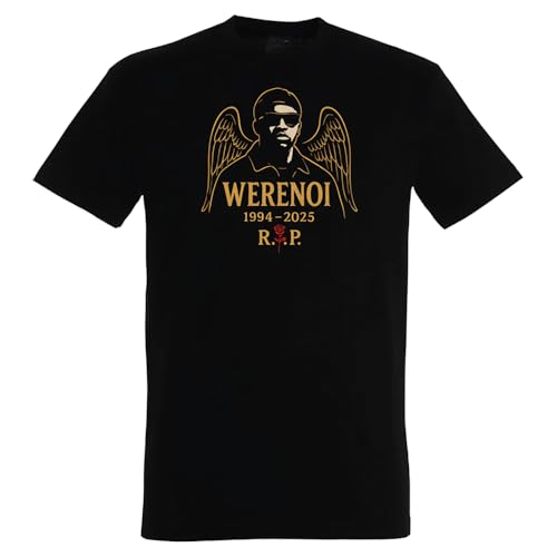 Photo de T-shirt à manches courtes Rip Rip Werenoi 1994-2025 pour femmes et hommes, Noir , M