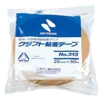 Amazon.co.jp: ニチバン クラフト粘着テープ 25mm×50m 313-25