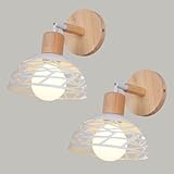 Photo Gallery sxhzly aplique da parete interno vintage, 2 pezzi 18 cm e27 lampade da muro in metallo traforato, applique industrial per camera da letto, corridoio, soggiorno Photo Gallery sxhzly aplique da parete interno vintage, 2 pezzi 18 cm e27 lampade da muro in metallo traforato, applique industrial per camera da letto, corridoio, soggiorno