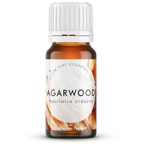 Image of Agarwood Essential Oil for Diffusers, Skin & Massage | 100% Natural Oud Oil | Warm & Ambery Scent - Perfect for Candle Making & DIY, 10ML