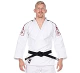 Fuji Double Weave Judo GI Uniform, White, 3.5