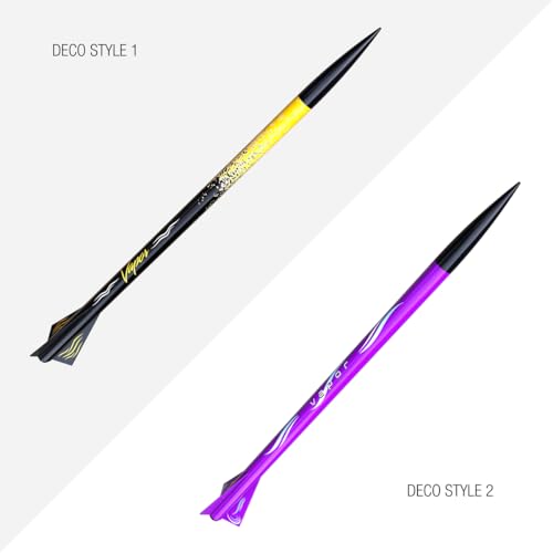 Estes Vapor Flying Model Rocket Kit 7294 | Advanced Build, Black/Yellow & Black/Purple - Image 2