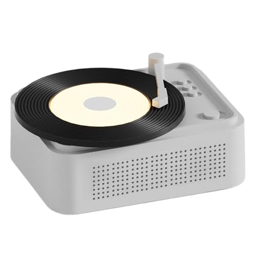 Tocadiscos de vinilo blueto0th con altavoces | Reproductor LP portátil con altavoces | Decoración de escritorio para tocadiscos estéreo | Tocadiscos para reproductor de música inalámbrico | Tocadiscos