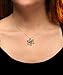 Anatomology Science Symbol Necklace Sterling Silver Chain and Silver Plated Pendant