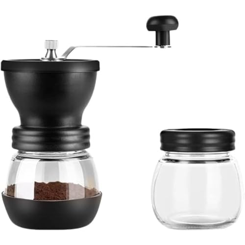 GrnArt コーヒーミル 手挽き 手動式 携帯コーヒーマシン 珈琲ミル coffee grinder コーヒーまめひき機 コーヒーグラインダー 家庭用 手作業コーヒー豆挽き