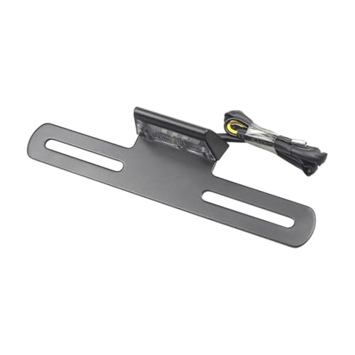 Support de plaque d'immatriculation moto avec feu stop LED pour vos virées et trajets urbains