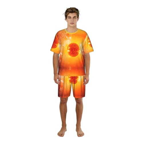 Ensemble de pyjama pour hommes imprimé élégant et finitions haut de gamme