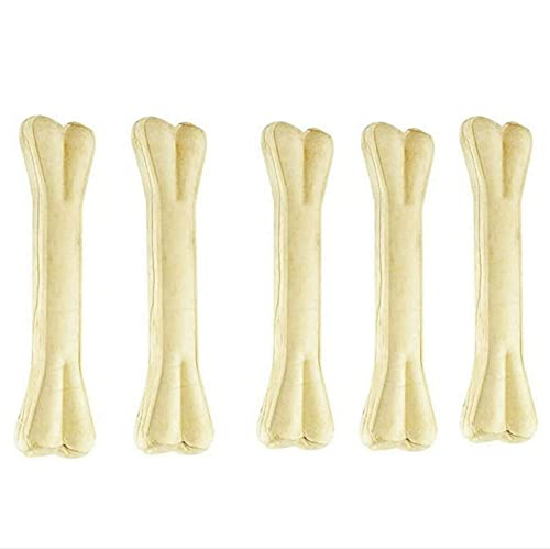 Image of Pressed Dog Bone 6 inches Bones Medium to Adult Dog Chew Treat, Chicken Flavor - Pack of 3