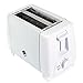 Wehouseware® ostador 2 rebanadas 800W BN3349, Tostadoras Pan 2 Rebanadas Negra Acero Inoxidable, 2 ranuras largas, 6 niveles de tostado, Recogemigas. Blanco