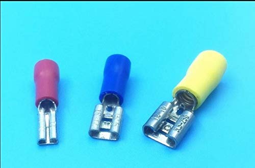 Davitu FDD1.25-187 250 FDD2-187 250 MDD1.25-187 250 MDD2-187 250 4.8MM 6.3MM pre-insulating terminals/cold-pressed wiring terminal - (Color: FDD125 250 female)