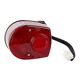 Sécurité améliorée : feux arrière de moto, feux de freinage, dotés d'une luminosité pour une visibilité améliorée, ce qui le rend plus sûr pour la conduite de nuit et les conditions météorologiques défavorables, avec des signaux lumineux et clairs pour alerter les véhicules suivants, réduisant efficacement le risque de collisions arrière.