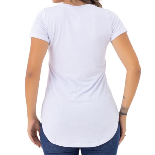 Blusa Feminina Mullet Tampa Bumbum Visco Lycra - Toque Macio, Secagem Rápida e Modelagem Slim Fit pa