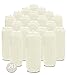 Hyoola 9 Day White Prayer Candles, 20 Pack - 7" Tall Pillar Candles for Religious, Memorial, Party Decor, Vigil and Emergency Use - Vegetable Oil Wax in Plastic Jar Container