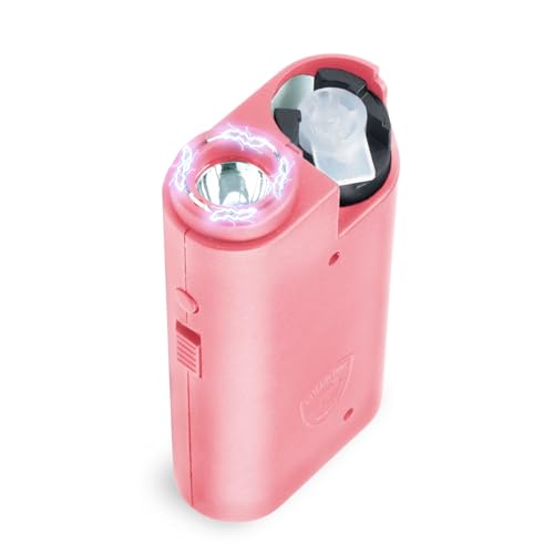 Pepper Spray and 3-in-1 Stun Gun with Flashlight, Self Defense Kit for Women, Protection for Men, 175 Lumens Flashlight, 1.44 MC Formulation, OC Spray 16 ft Range, Rechargeable