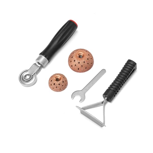 Image of Pneumatic Tire Buffer Full Kit,Tire Buffing Wheel 55mm,42mm with Tire Patch Roller and Tire Scraper