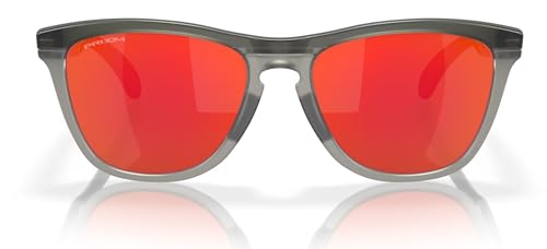 Oakley Frogskins Range Sunglasses Matte Grey Smoke with Prizm Ruby Lens 55mm2