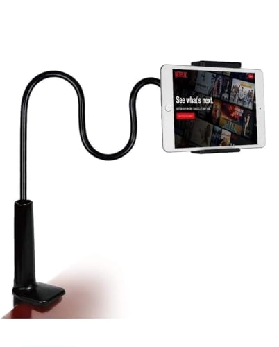 Zenvick Universal Mobile Phone Holder & Tablet Holder with 360° Rotation Cell Phone Holder, Mobile Phone Stand, Lazy Bracket, Flexible Long Arms Clip Mount for All Smartphone