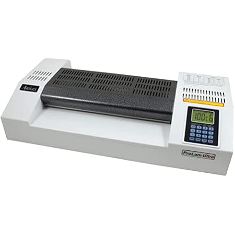 Akiles APLULTRA Model ProLam Ultra Professional Heavy-Duty 6 Roller Photo Laminator with Patented Cooling System, 13" Throat Capacity, 14 Mil Max Pouch Thickness, 53" Per Minute Laminating Speed Cover