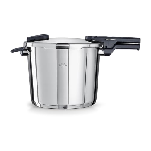 Fissler Vitaquick Autocuiseur (10 l, 26 cm) Marmite À Pression En Acier Inoxydable, 2 Niveaux De Cuisson, Fabrication En Allemagne, Compatible Induction