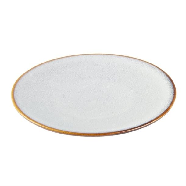 nisbets limited Olympia Drift Grey Plain Coupe Plate - 180mm 7" (Box 6)
