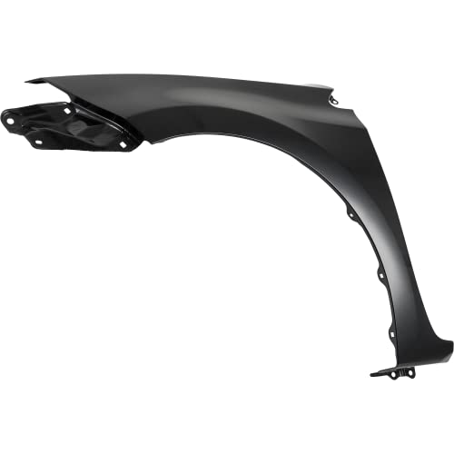 Evan Fischer Fender Compatible with 2014-2019 Toyota Corolla, Primed, Sedan, Steel Front, Driver Side