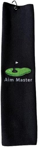 Towel for Golf Bag in Black