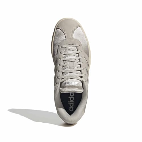Image of adidas Womens Vl Court Bold Lace Up Sneakers Shoes Casual - Pink