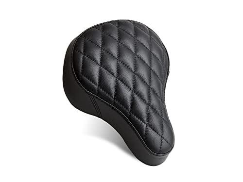 Image of AIRHAWK Inflatable Soft Comfortable Air-Cell Bike-eBike-ExBike Seats for Cycling /Electric Bike Riding /Exercising, Diamond Stitch Cover, Medium