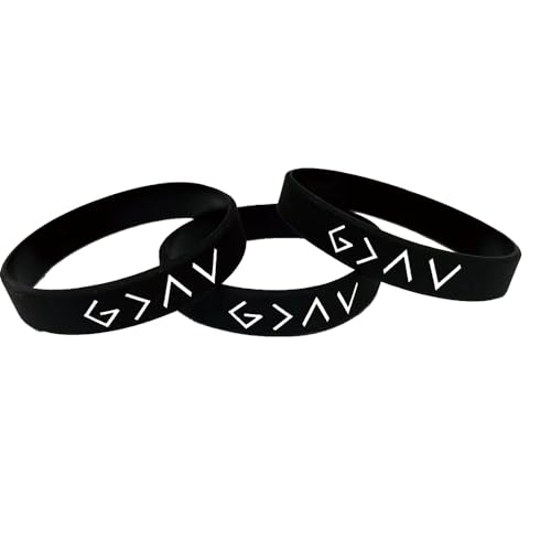God is greater than the Highs and Lows Christian wristband3