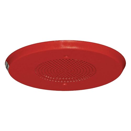 Speaker Strobe, 25/70 Vrms, Red, 7-17/64inH