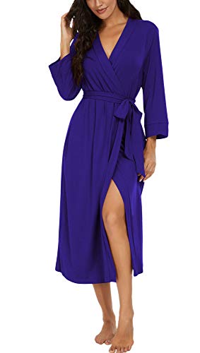 Image of VINTATRE Robes for Women Long Knit Bathrobe XS-4XL