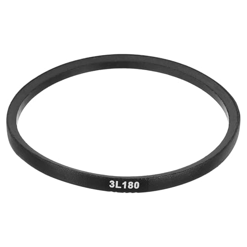 uxcell 3L180 Classic Wrapped Rubber V-Belt, 18"(457mm) Outside Circumference, 3L Profile V Belt 3/8" Width 7/32" Height