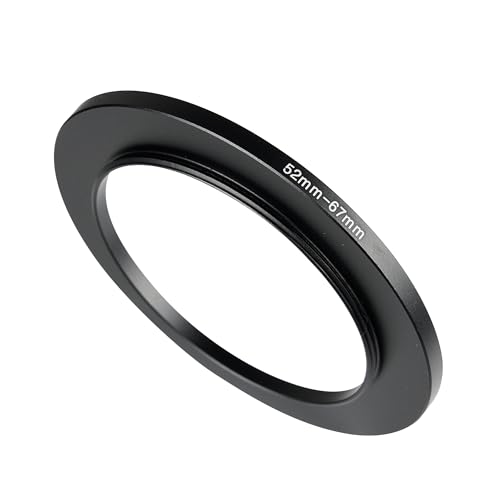 Image of 52-67mm Step-Up Ring Adapter, 52mm to 67mm Step Up Filter Ring for 52mm Lens Install 67mm ND CPL UV Camera Lens Filter(52mm-67mm)
