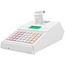 Cash Register Electronic POS System 48 Keys Thermal Printing Casher with Drawer Bill Coins System for Small Businesses Retail Restaurant