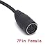 GLHONG 7 Pin Din Female to 2 RCA Male Audio Cable for Bang & Olufsen, Naim, Quad.Stereo Systems (1 Meter)