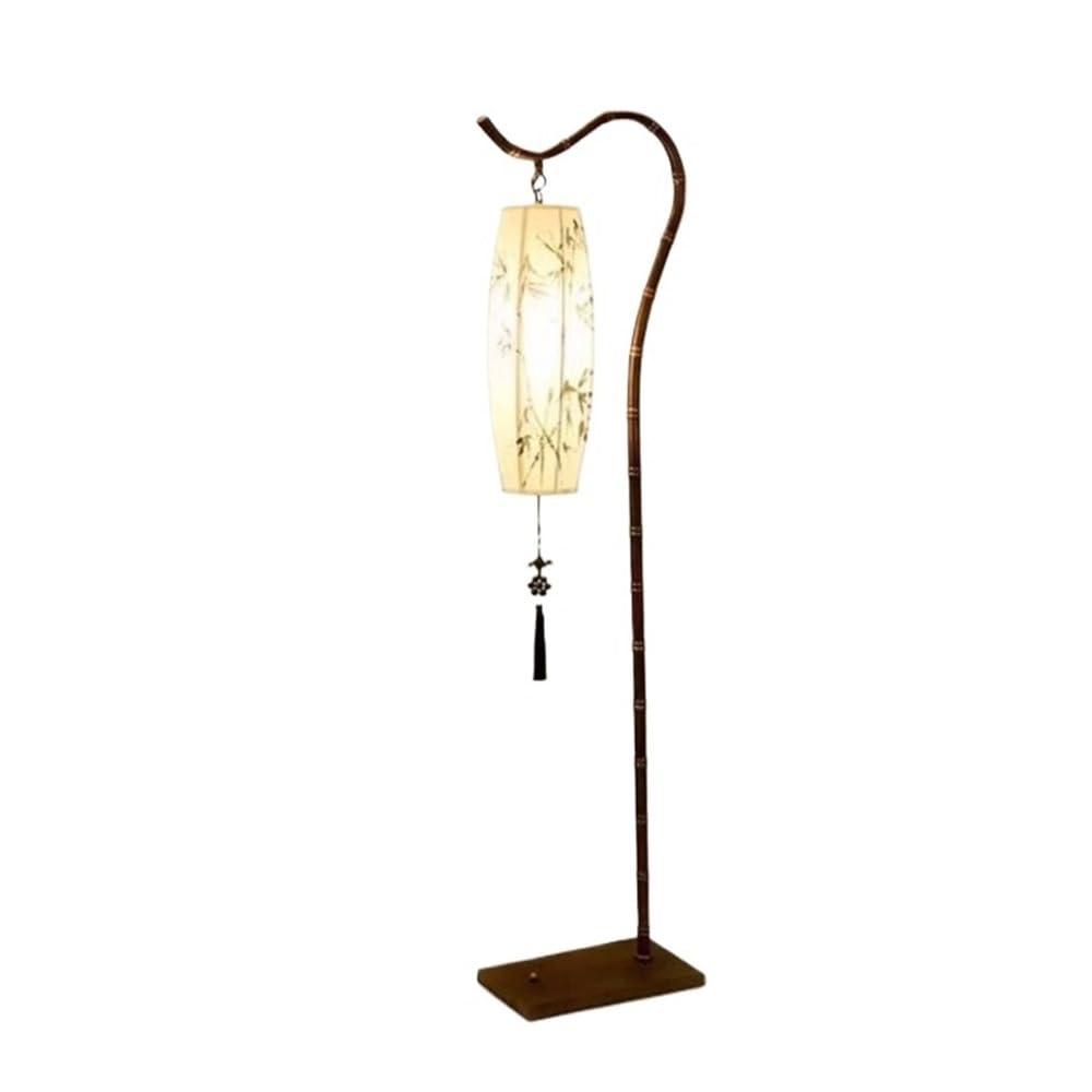 LJHFG63KUYT Standing Lamps Floor Lamp Retro Living Room Tea Wrought Iron Bedroom Study Vertical Decorate