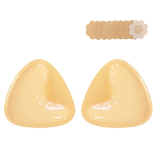 Image of DEPOVOR Ultra Boost Inserts Double-Sided Adhesive Pads Sticky Bikini Padding Inserts for Sports Bra Swimsuit
