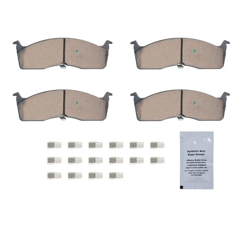 Image of HUSCH D730 Front Ceramic Brake Pads Kit Fit For Chrysler Intrepid 1998-2004, For Concorde 1998-2004, For 300M 1999-2004, For LHS 1999-2001, For Dodge Intrepid 1998-2004
