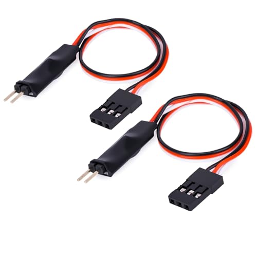 Interruptor de luz RC de 175mm para solucionar cables cortos en chasis TRX4 y SCX10