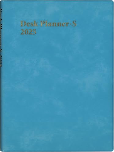 博文館 手帳 2025年 B6 ウィークリー デスクプランナー スピン付き 空色 No.268 (2025年 1月始まり)