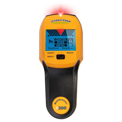 Zircon® MultiScanner™ A200 Stud Finder with Metal & Live Wire Detection