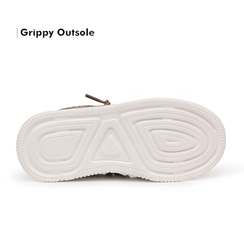 Image of Ahannie Kids Slip On Loafers, Boys Girls Casual Dress Shoes | Lightweight comfort,breathable,school or everyday wear