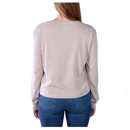 Carhartt Relaxed Fit Leichtes Langarm-T-Shirt mit Tasche für Damen Lila M