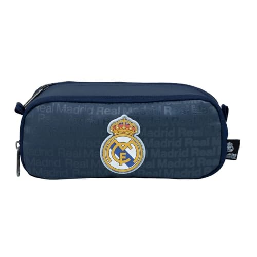 Estojo Escolar infantil Duplo Futebol Real Madri 16692 Original