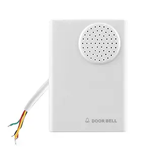 ELBME Doorbell Chime, Wired Doorbell Chime, 12V Power Supply Home for Access Control Systems Offices Villas