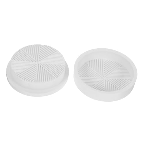 OUNONA Wheat and Rice Grains Hulling Plate Grain Mill Manual Wheat Rice Grain Mill Plate Rice Milling Tool Grain Grinder Rice Husk Peeling Plate Grinder for Kitchen Plastic White