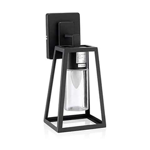 Auraglow Black Outdoor Hanging Lantern Lamp Cover