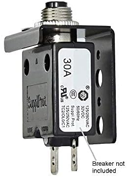Bracket for Panel Mount Electrical Components Like Push Button Circuit Breaker , Toggle Switch, Led Indicator Panel Mount Connector, Fuse and More