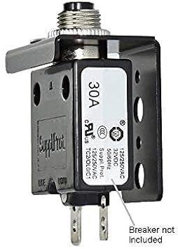 Bracket for Panel Mount Electrical Components Like Push Button Circuit Breaker , Toggle Switch, Led Indicator Panel Mount Connector, Fuse and More