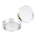 Hewomate Acrylic Round Display Block, 2 Pieces 3 x 3 x 1 Inches Edge Polished Clear Display Pedestal Display Base